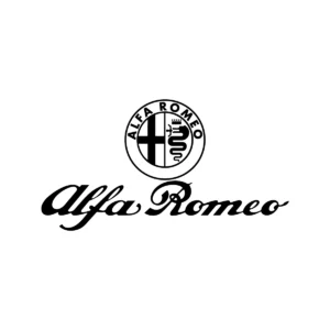 Sticker ALFA ROMEO - Logo + Alfa Romeo