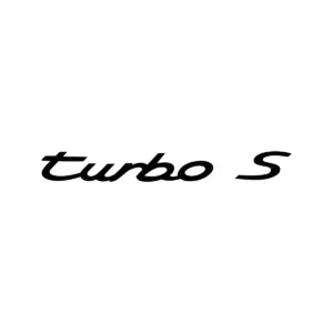 Sticker Porsche - Turbo S