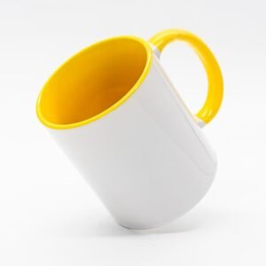 caneca interior amarelo